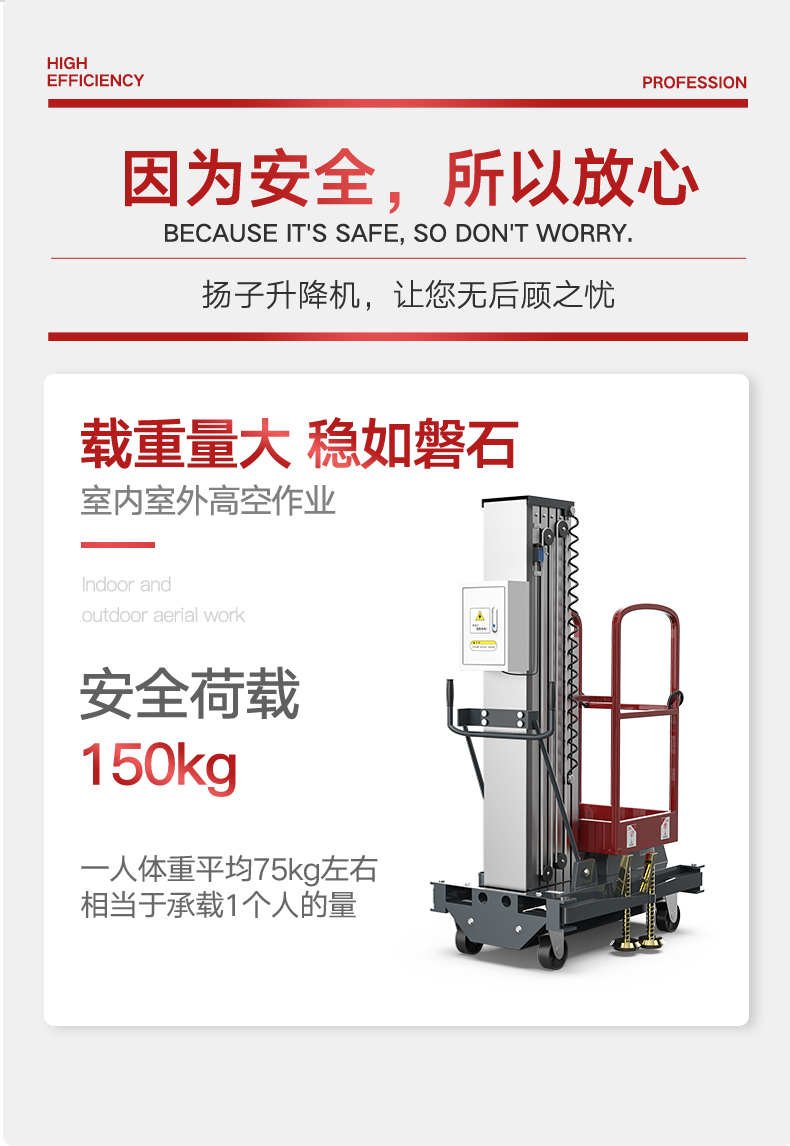 揚子升降平臺電動升降機(jī)YZDD(圖4)